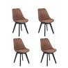 Buy cheap Leisure Modern Velvet Dining Chairs , Fabric Upholstered Dining Chairs from wholesalers