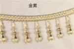Handmade fashionable chain beads lace tassels fringes for curtain/sofa/pillow