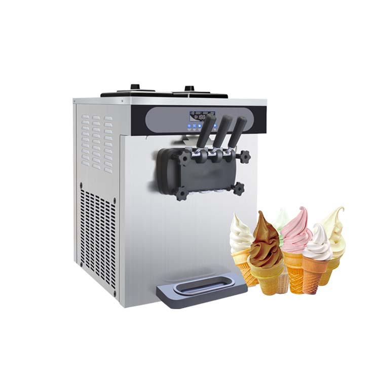 Tabletop Desktop Countertop Commercial Small Batch Hard Icecream Ice Cream Make Machine Maker And Gelato