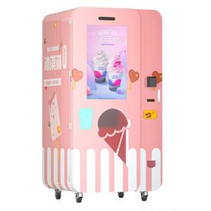 Quality Fully Automatic Outdoor Soft Serve Ice Cream Vending Machine wholesale