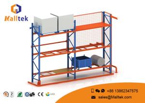 Quality Yellow Blue Warehouse Storage Racks Metal Adjustable Layer Height 2400*800*3500 Mm wholesale