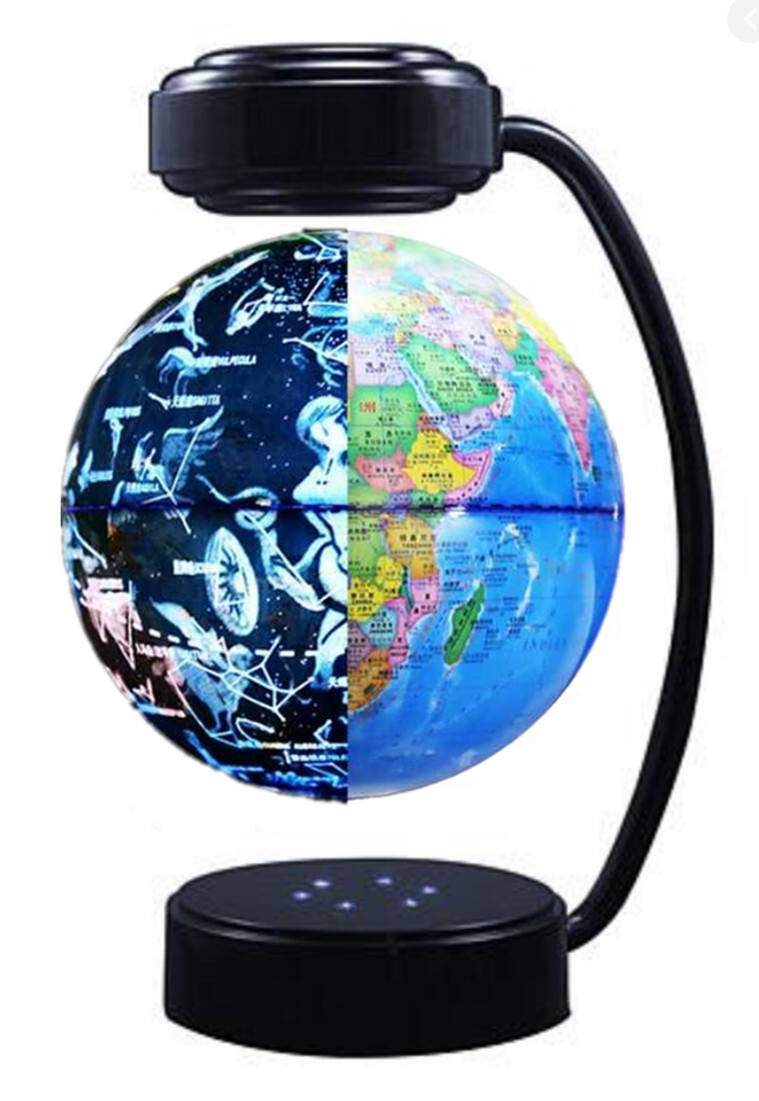 Magnetic Levitation Floating Globe Constellation Light Desk Lamp Decor Toy 6inch or 8inch