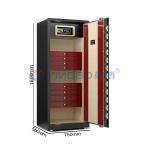 Smart Dual Alarm Solid Steel Jewelry Safe With Drawers / Jewelry Safe For Home
