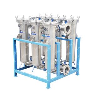 Quality 7 Inch Flange Connection Filter Bag Housing 200gpm 200psi Flow Rate wholesale