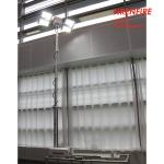3.8m vehicle roof mount pneumatic telescopic mast light tower for fire tenders/