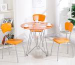Free sample cheaper price Center Coffee Table stainless steel Tempered Glass