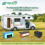 Prismatic Car Boat RV LiFePO4 Battery Discharge Current 80A For Caravan