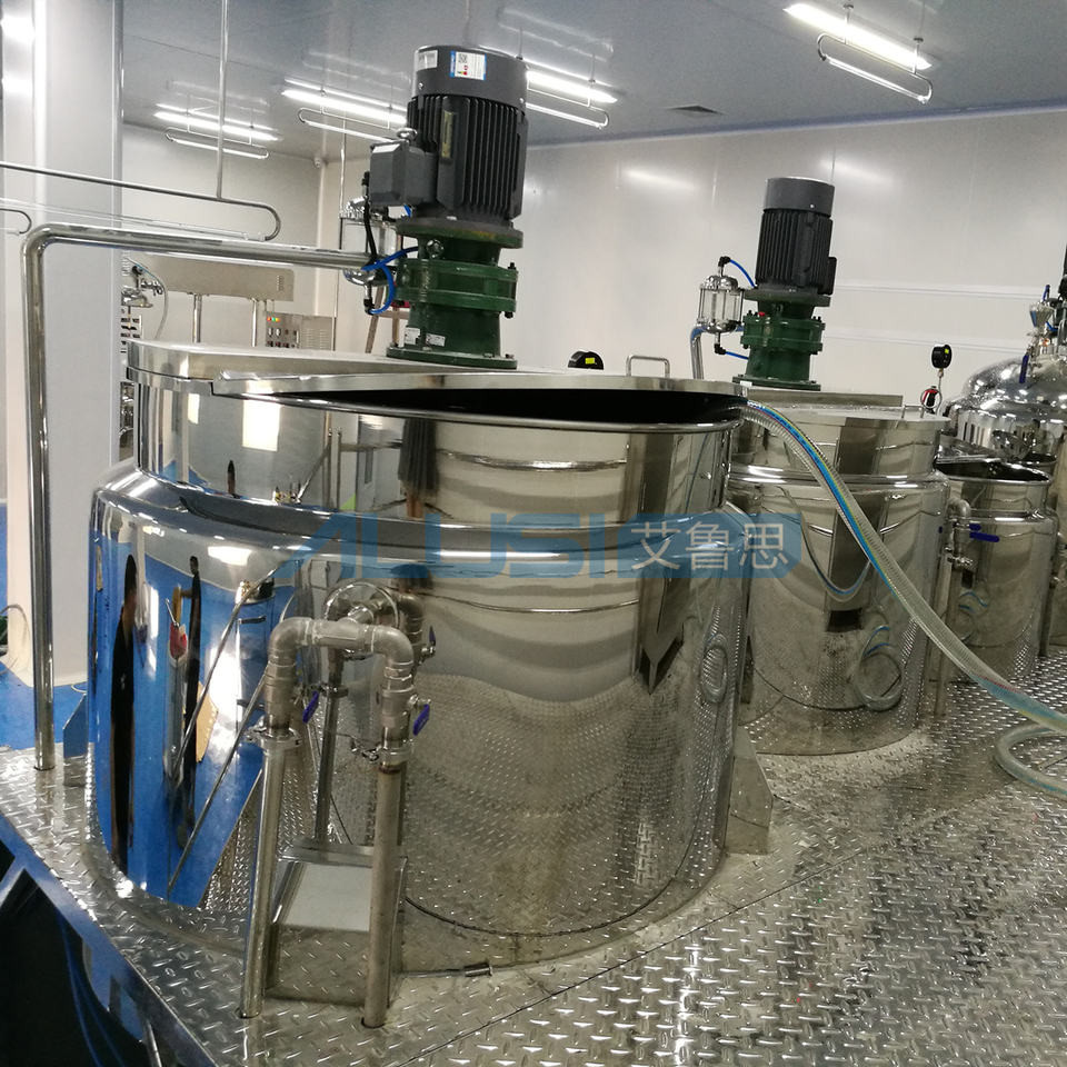 380V 50Hz Liquid Detergent Making Machine Mixing Vessel 3600rpm