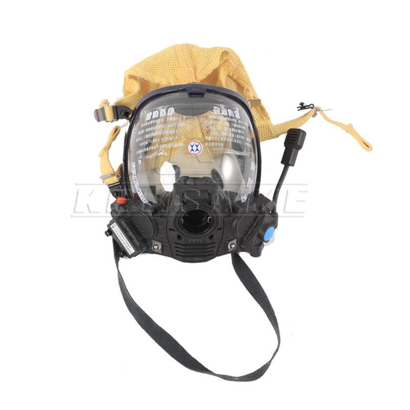 Firefighter SCBA Self Contained Breathing Mask With Reticulated Hood