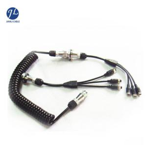 Quality Round Shape Car Backup Video Rear View Camera Cable For 4 Din Camera Connection wholesale