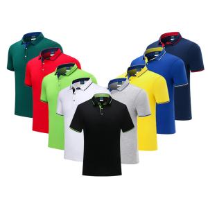 Quality Anti Wrinkle Polo Golf T Shirt Plain Polo T Shirts Compressed Uni Sex Daily Wearing wholesale