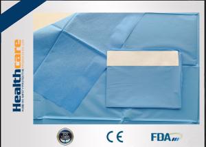 Quality SMS Single Plain Disposable Surgical Drapes , Comfortable Medical Drapes wholesale