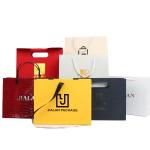 Jewelry Gift Paper Shopping Bag with Custom Logo and Hand Length Handle Luxury