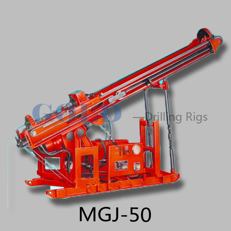 MGY-50 drill anchor hydraulic pipe hole drilling rig can work on scrafold