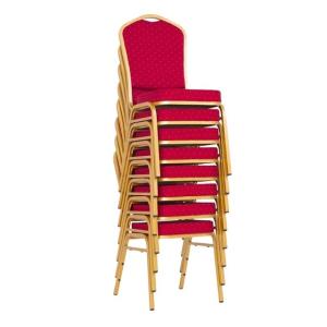 Quality Fabric Red Banquet Chairs Wedding Stackable Banquet Chairs Wholesale wholesale