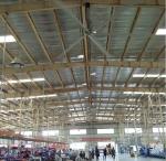 Large 1.5kw Motor 60RPM Industrial Warehouse Fans