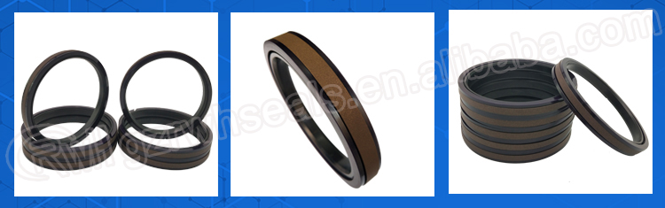 Nylon Hydraulic Piston Seal SPGW Oil Seal O Ring for Excavator