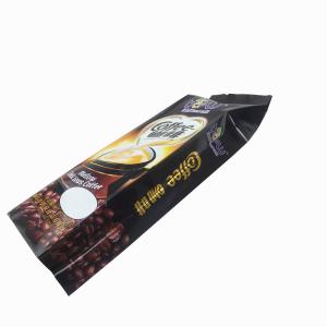 Quality Fin lap back seal side gusset snack food cookie biscuit coffee powder packaging bag wholesale