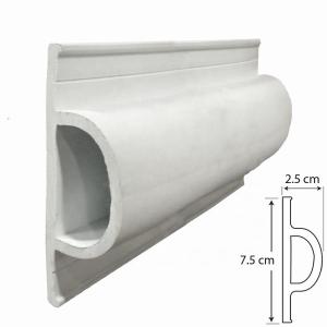 Quality Marine Boat Dock Black EPDM Rubber D Fender Bumper Strip for Long-Lasting Performance wholesale