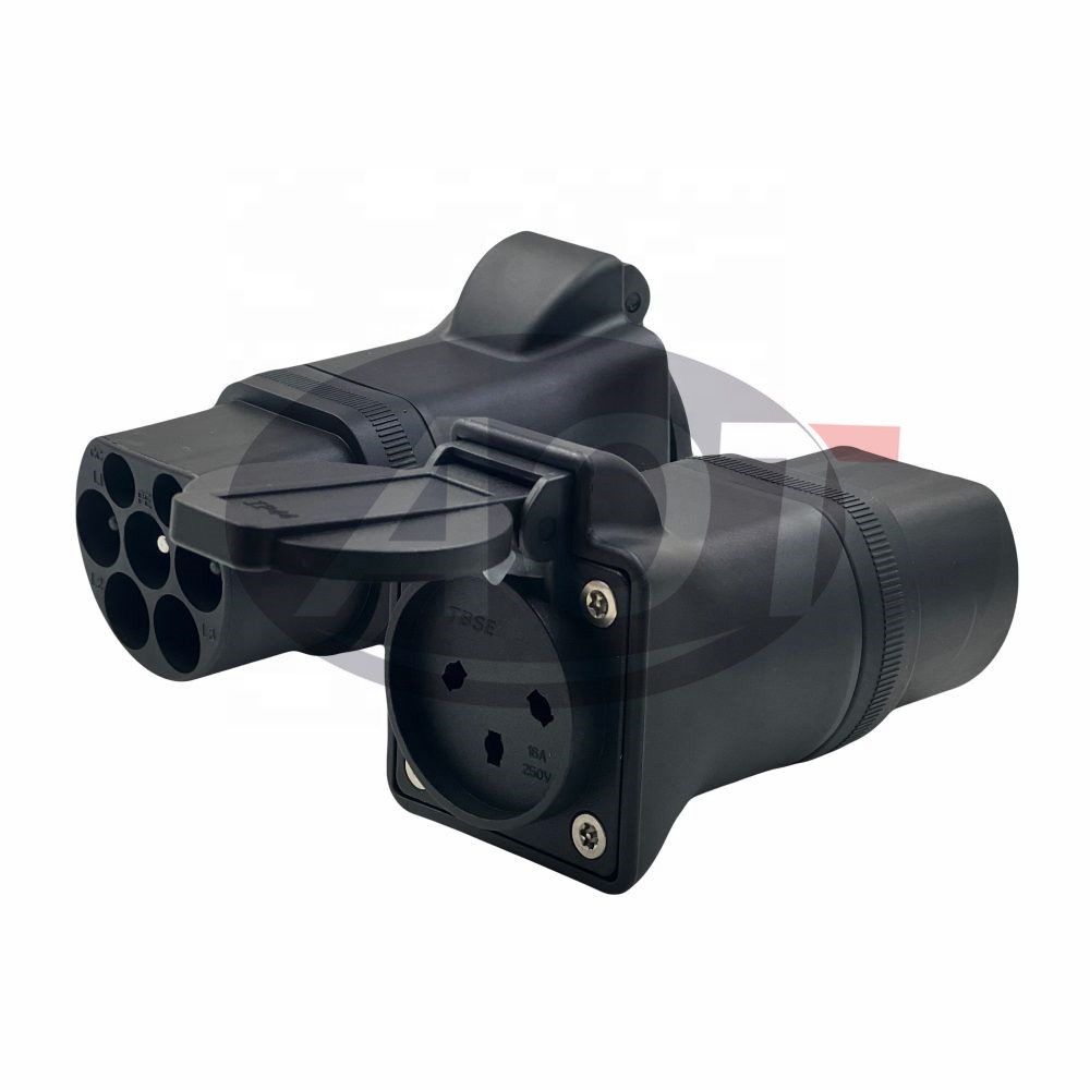 User-Friendly AOTAI EV Charger Type 2 to Israel Type H Socket EV Plug Convertor Connector adapter Meets AS/NZS 33112