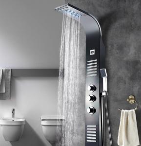 Quality Hotel ODM 304SUS Shower Panel Faucets With Led Light wholesale