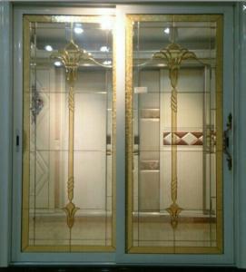 Quality decorative glass panels in French door wholesale