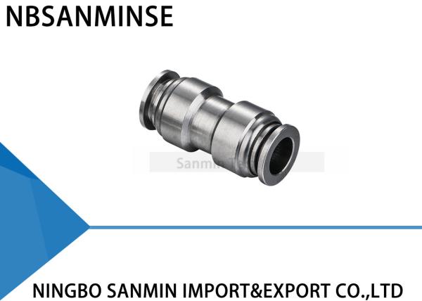 Push In Food Grade SS316L Pneumatic Air Fittings , Anticorrosion Stainless Steel