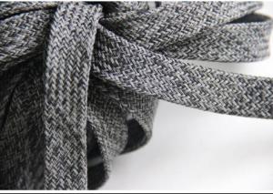 Quality Fastness Outside Furniture Braided Webbing / Recycled Polyester Webbing wholesale
