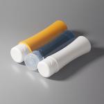 500ml Plastic Screw Top Bottles Airless Refillable Reusable Yellow