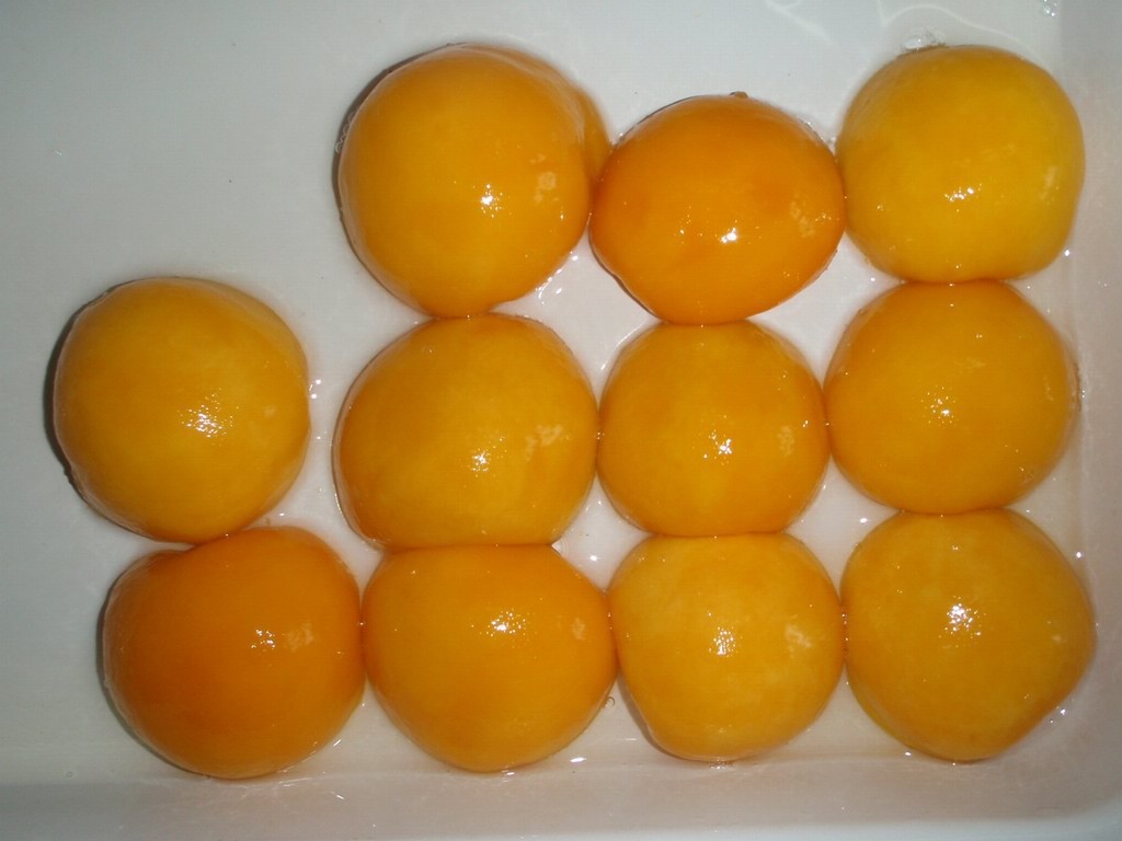 No Additive Canned Yellow Peach Halves For Desserts Appetizers Salads