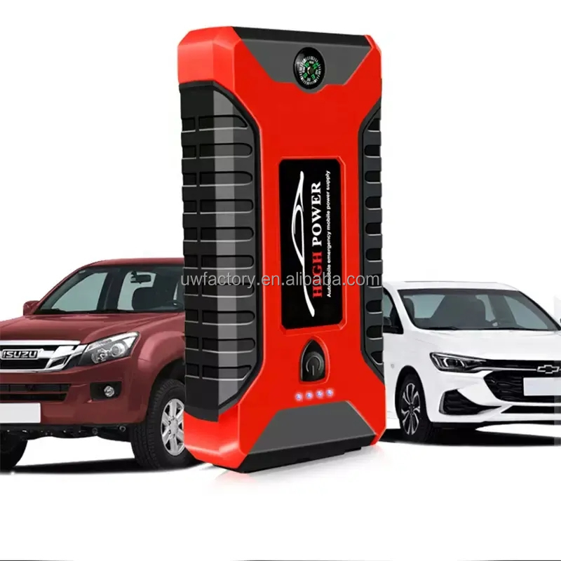 Multi-Function Portable Lithium Battery Power Car Jump Starter with AC400V Rated Output Voltage 12v 20000mAh High Power