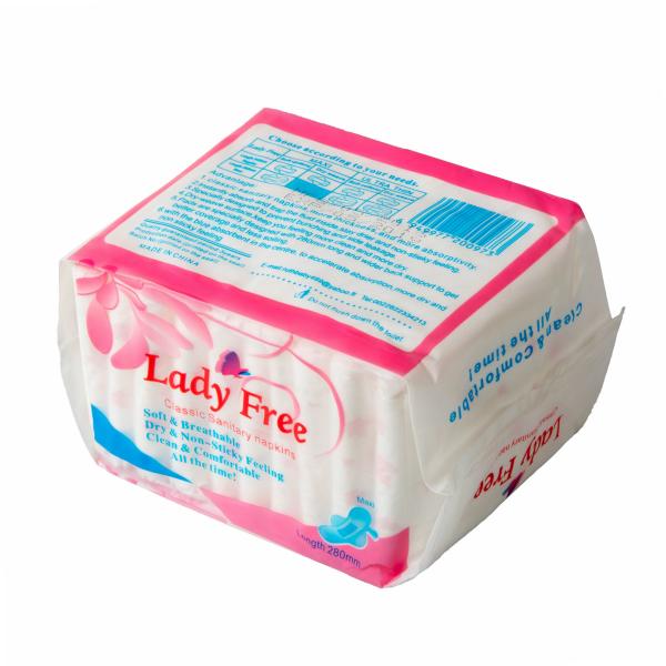 High Absorbency Thin Ladies Sanitary Napkins 155/180/205/240/260/290/320/350