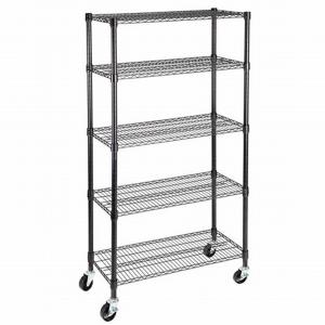 Quality 350kgs Heavy Duty Garage Storage Chrome Metal Wire Shelving NSF &amp; BSCI Certificate wholesale