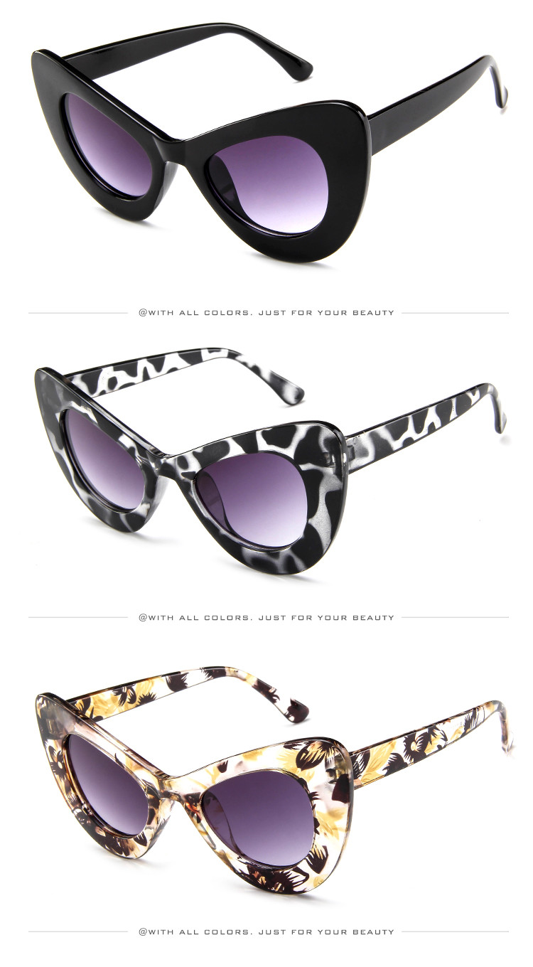 Popular Design 144MM Extra Large Cat Eye Glasses Extra Wide Sunglasses For Big Heads