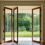 Sleek Aluminum Folding Door Waterproof Concertina Sliding Doors