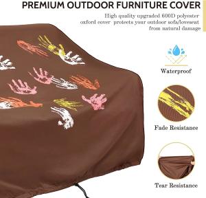 Quality Outdoor Liners Outdoor Waterproof Patio Loveseat Couch Cover - UV Resistant Patio Sofa Furniture Covers Weatherproof wholesale