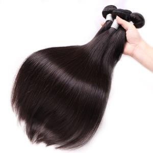 Quality 100% Brazilian Virgin Hair Straight , Silky Soft Brazilian Straight Hair Bundles wholesale