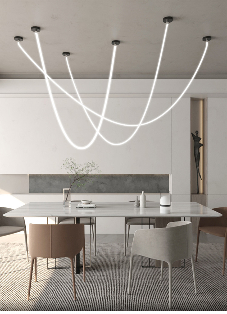 Nordic post-modern designer LED pendant lamp silicone lamp office lamp(WH-MI-369)