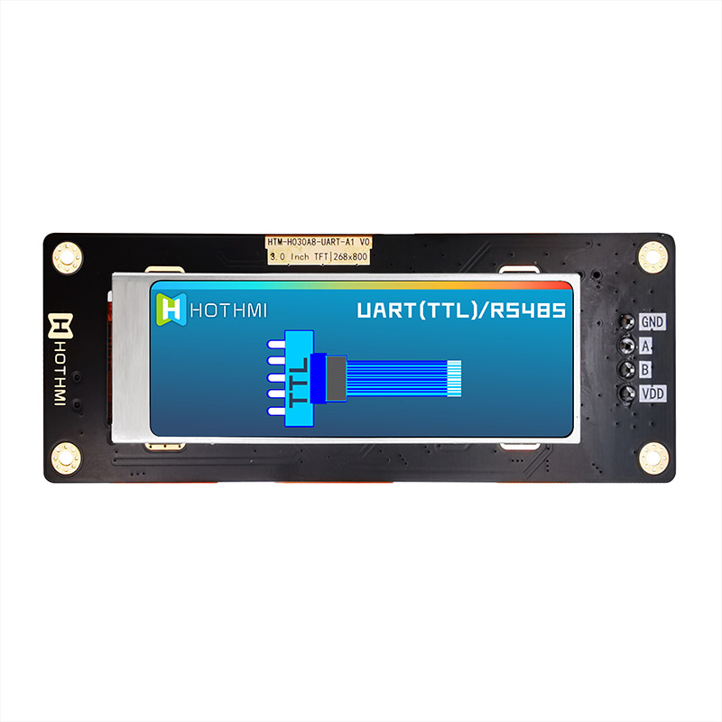 3.0 Inch Uart TFT LCD 268x800 Display TFT Module Panel With LCD Controller Board