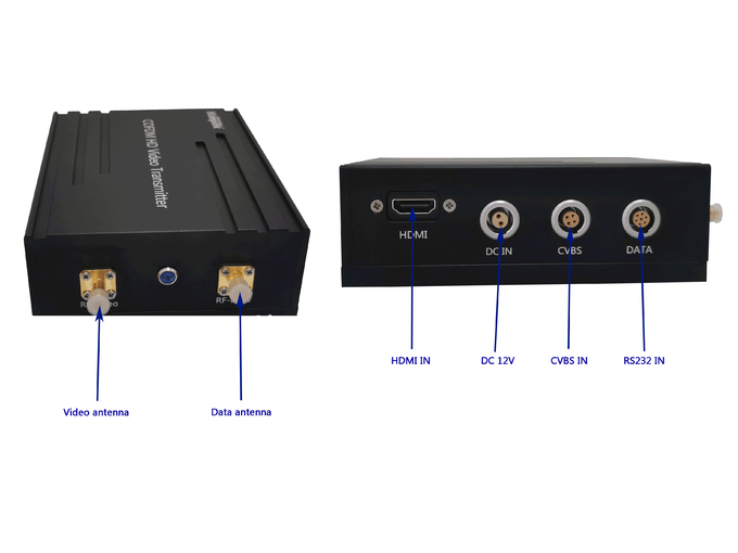 1-3 Watt FPV Image 2.4Ghz Wireless Video Transmitter , Wireless Video Transmission System 0