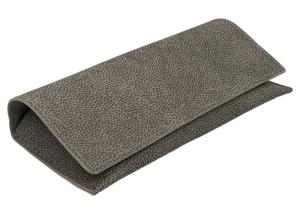 Quality Grey Leopard Print OEM ODM PU Leather Glasses Case wholesale