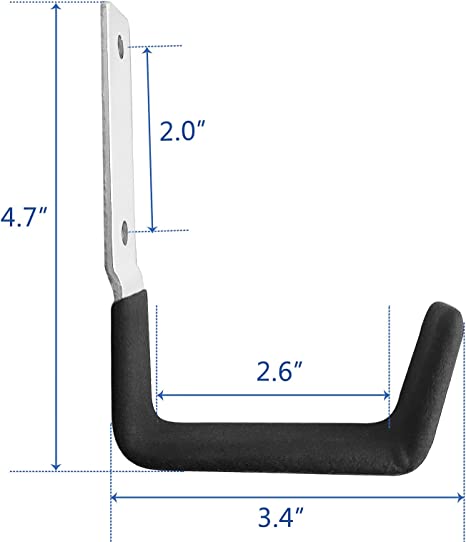 Effortless Organization with Heavy Duty Garage Garden Tool Organizer and Steel Hooks