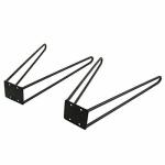 Contemporary Hairpin Table Legs Made of Solid Iron Bar for Modern Furniture
