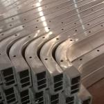 6063 Construction Bespoke Aluminium Profiles Extrusion Linear Rail