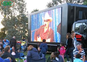 Quality P10 Mobile Truck LED Display Outdoor Full Color Advertising Screen 5500cd/M2 Brightness wholesale