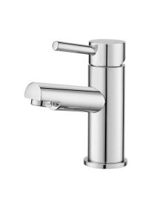 Quality Deck Mounted Basin Mixer Taps Polished Chrome Finish 150mm Height wholesale