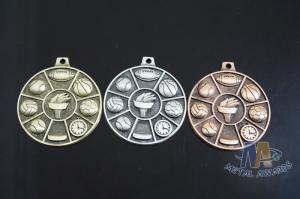 Quality High quality Zinc Alloy / Pewter 3D Die Cast Medals for Sport Meeting, Army, Awards with Antique Copper Plating wholesale