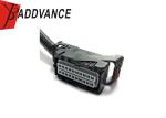 34566-0803 80 Pin Female Automotive Connector Housing Molex MX123 Series