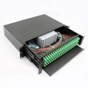 Quality Sc/Fc/St/Lc Rack Mount Termination Box Fiber Optic Patch Panel 12-24 Cores wholesale
