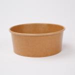 kraft Paper Bowls Environmentally friendly Brown Take Away 280gsm Disposable